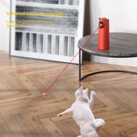 Jouet pour chat avec baguette laser, interactif automatique intelligent à infrarouge, en silicone et ABS, pour usage intérieur, modèle C50