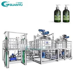 Cosmetic Mixing Fixed Combination Pot Emulsifying Vacuum Mixer Emulsifier Skin Whitening Moisturiser Cream Making Machine