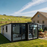 Maison préfabriquée modulaire de luxe au design moderne et personnalisable pour les vacances