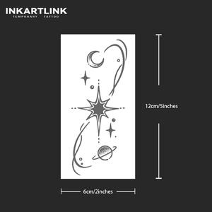 รอยสักปลอม<span class=keywords><strong>ลาย</strong></span>ดาวแ<span class=keywords><strong>ล</strong></span>ะดวงจันทร์สไตล์ Y2K ใช้งานง่าย ราคาส่ง สำหรับทุกเพศ <span class=keywords><strong>ลาย</strong></span>วงโคจรดาวเคราะห์ ติดแขน ติดทนนาน 2 สัปดาห์ แบบกึ่งถาวร - Product Image 4