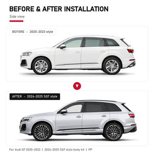 Projet de réparation de <span class=keywords><strong>peinture</strong></span> pour atelier de carrosserie : Conversion SQ7 pour Audi Q7 2020-2023 – Ensemble de <span class=keywords><strong>pare</strong></span>-chocs et calandre en PP - Product Image 3