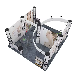 Quick Easy Build Plegable 20x20 Aluminio Twist Tower Display Publicidad Reutilizable Portable Trade Show Exhibit Booth - Product Image 2