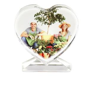 Scrivania sublimazione bianco <span class=keywords><strong>a</strong></span> <span class=keywords><strong>forma</strong></span> <span class=keywords><strong>di</strong></span> <span class=keywords><strong>cuore</strong></span> <span class=keywords><strong>di</strong></span> vetro <span class=keywords><strong>cornice</strong></span> <span class=keywords><strong>di</strong></span> cristallo per san valentino/matrimonio/Hotel/decorazioni per la casa - Product Image 3