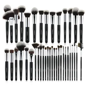 40pcs venda quente luxo alta qualidade pincéis de maquiagem conjunto fabricante vegan china profissional cosméticos escovas kit 2023 maquiagem