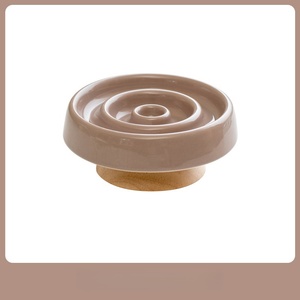 Ceramic Raised Slow Suction Cup Pet <strong>Bowl</strong> <strong>Dog</strong> <strong>Personalized</strong> <strong>Dog</strong> <strong>Bowl</strong> Flower <strong>Dog</strong> Cat <strong>Bowl</strong> - Product Image 4
