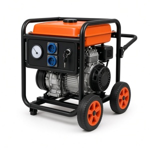 <span class=keywords><strong>ewo</strong></span> 6.5KVA Benzinli Jeneratör Açık Şasi Elektrikli Marş El Marşı Tekerlekli 220V 50Hz Afrika için Yedek Güç Kaynağı - Product Image 1