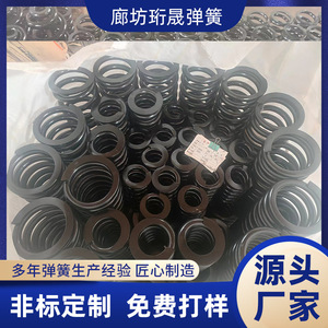 Ressort de compression Hengsheng, diamètre intérieur personnalisé, noir, utilisation automobile, industrielle, mécanique - Product Image 4