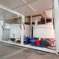Projets de construction et de forage de tunnels automatiques 40-60M3 de haute qualité équipement de production de boue usine de dosage de coulis de jet