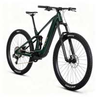 Vélo de montagne électrique EM19 E-MTB de haute qualité, transmission intermédiaire, 12 vitesses, fibre de carbone, double suspension, directement de l'usine