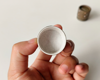 Emballage cylindrique en carton biodégradable, recyclable et fait main pour crème, savon et baume corporel naturel, personnalisable, vente en gros