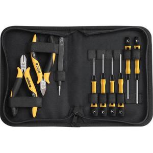 WIHA - 43994 <b>Tool</b> <b>set</b> ESD with pliers, screwdrivers and tweezers included <b>tool</b> pouch (10-pcs.) TOOLBAG WITH ASSORTMENT - Product Image 1