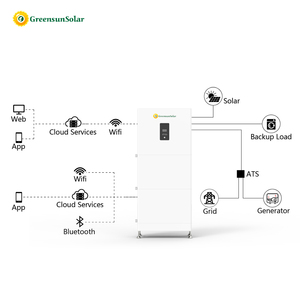 ระบบแบตเตอรี่พลังงานแสงอาทิตย์แบบ All-in-One แนวตั้ง ขายดี 6/11KW 10-30kWh พร้อมระบบควบคุมผ่านแอปอัจฉริยะ G-AIO-200-S6K 6kW Hyb - Product Image 4