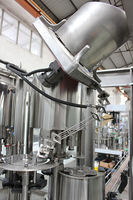 Machine de remplissage d'eau pure automatique polyvalente 3-en-1 de haute précision, entraînée par moteur électrique et pneumatique, haute productivité