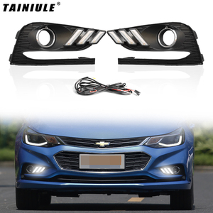 Sửa đổi đèn LED chạy ban ngày, chuyên dụng dòng chảy lần lượt đèn tín hiệu, lái xe Đèn trang trí cho Chevrolet Cruze 2017-2019 - Product Image 1