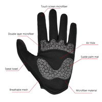Guantes de Ciclismo de Verano con Pantalla Táctil, Guantes de Bicicleta Transpirables y Ligeros, Colores y Logotipo Personalizados