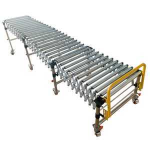 Malzeme Portage makaralı konveyör için NaiLi fabrika fiyat elektriksiz makaralı konveyör esnek teleskopik konveyör - Product Image 1