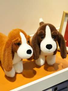 ตุ๊กตาหมาล่าเนื้อเหมือนจริงตุ๊กตาผ้าขนนุ่มหูยาวตุ๊กตาหมาดัชชุนด์ของขวัญสำหรับเด็ก - Product Image 2