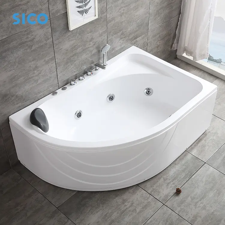 Popüler açık kaplıcalar Lucite akrilik masaj küveti birçok hidroterapi Jet küvet sıcak küvet ile Modern tasarım Hottub