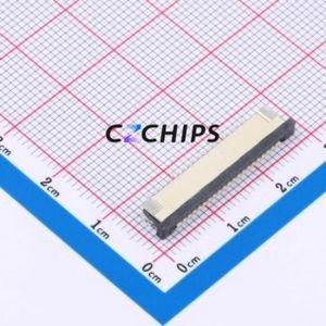 FPC-1.0AX-20PWCR-H25 FFC/FPC Connector SMD,P=1mm,Horizontal Mount Connector Drawer Type Bottom Contact 20P 1mm - Product Image 1