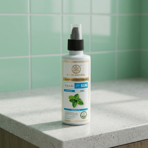 Crème en poudre nourrissante après-soleil à la menthe KHADI NATURAL 100g, fabrication de marque originale OBM pour hommes, tous types de peau, usage domestique - Product Image 3