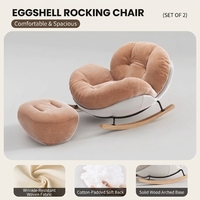 Nouveau fauteuil inclinable individuel doux et confortable, style crème nuage rose, pour balcon, salon, idéal pour la détente des jeunes filles