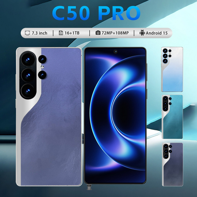 New 5G Smartphone 73 Inch Big Screen 16GB RAM 1TB ROM 108MP Pro Camera Dual Nano SIM Global Version Fast Charging Phone