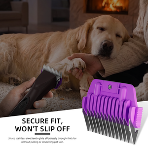 Set di Pettini Guida Allargati Shernbao A5 per Tosatrici per Animali Domestici, Pettini a Incastro Compatibili con Tosatrici Serie A5 per la Toelettatura di Cani e Gatti - Product Image 4