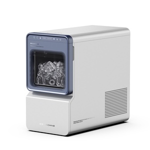 Compact <b>Ice</b> <b>Maker</b> Machine Fast Low Noise Control 10kg/day Capacity Modern Design for Home Commercial <b>Ice</b> <b>Maker</b> Home - Product Image 1