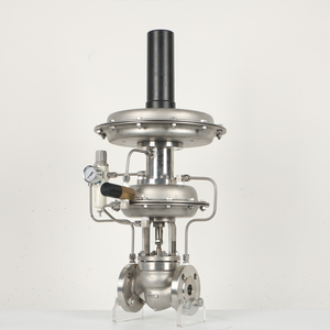 Válvula de liberación reguladora de sellado de nitrógeno de micropresión autosuficiente Control de <span class=keywords><strong>gas</strong></span> neumático de alta temperatura con conductor