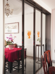 Tùy Chỉnh Lưới Trang Trí Hiện Đại Hợp Kim Nhôm Cửa Ra Vào Hoàn Thành Bề Mặt Đôi Kính Cường Lực Nội Thất Văn Phòng Xây Dựng - Product Image 4