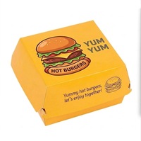 Boîte à lunch en papier de qualité alimentaire écologique en gros pour sushis, frites, ailes de poulet frites et hamburgers
