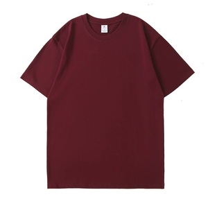 เสื้อยืดคอตตอน 100% หนัก 220 กรัม แบบสั่งทำพิเศษ OEM ODM ทรงโอเวอร์ไซส์ คอกลม แขนสั้น ไม่มีลาย พร้อมสกรีนโลโก้ - Product Image 4