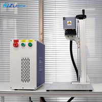 Machine de marquage laser à fibre fermée avec axe rotatif pour la gravure de bijoux, d'anneaux, d'or, d'argent et de métaux