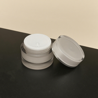 Pots de crème de soin de la peau de luxe de 5 ml à 100 ml, pots en plastique à paroi épaisse, emballage pour baume nettoyant pour le visage et crème pour les yeux