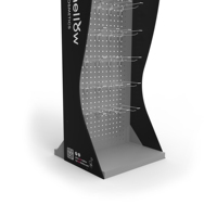 Présentoir de gants de magasin de détail, présentoir de panneau d'affichage avec écran LCD