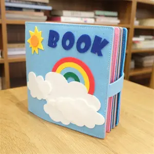 Оптовая продажа новых нетканых войлочных книг DIY детские игрушки