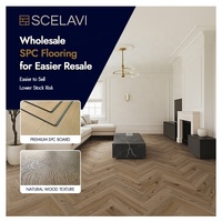 Revêtement de sol SPC imperméable, planches de vinyle à clipser, durables pour les écoles et les bâtiments publics