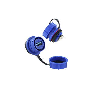 Phong cách mới <span class=keywords><strong>USB</strong></span> 3.0 thẳng thông qua Nữ adapter phía trước Nut vuông mặt bích ổ cắm USB3.0 Bảng điều chỉnh gắn kết nối - Product Image 2