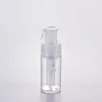 Plastik boş kuru toz püskürtücü şeffaf 110ml pudra sprey şişesi ile pompa