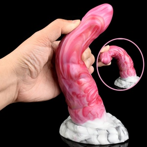 YOCY Large Monster Dildo Curved Bead Anal Plug 10 Speeds <b>Vibrators</b> Bullet Remote Control Sex Toy for Women Men Prostate Massager - Product Image 1