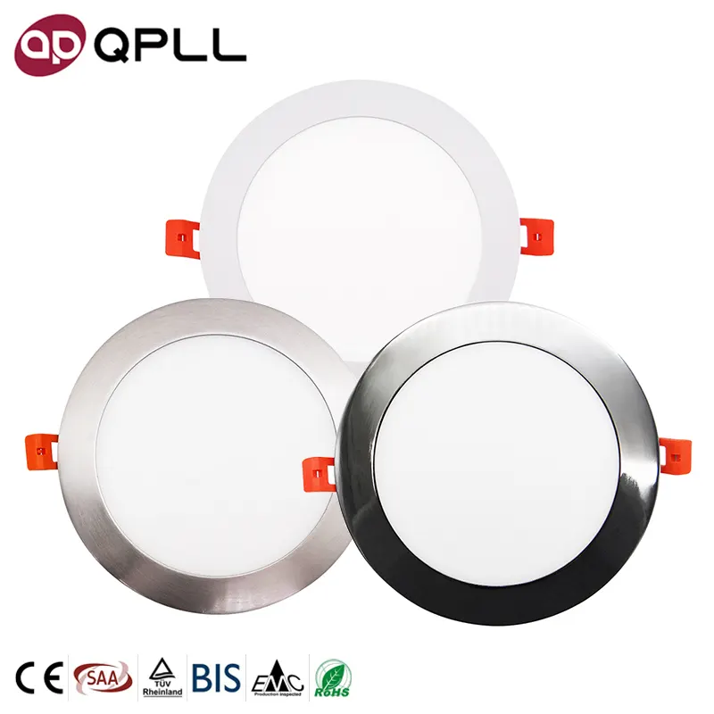 3 Watt 85-265V LOW UGR CCT sélectionnable dali dimmable 4 Inch Celling Light Round Panel Ultra Slim Waterproof Panel Light