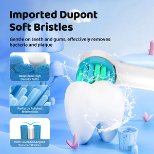 Cepillo de dientes eléctrico multiusos a pilas, resistente al agua IPX7, para limpieza diaria, para hombres, mujeres y niños - Product Image 3