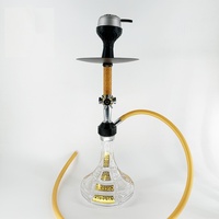Chicha à double tuyau jaune grande taille prête à être expédiée