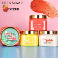 Shea Sugar Body Scrub Collectie in Negen Kleurrijke Varianten voor Zachte Exfoliatie en een Zachte, Gladde Huid Private Label