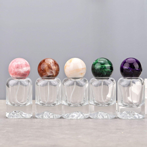 Nuevo Envase de Perfume de Vidrio Cilíndrico con Fondo Volcánico, Personalizable, de 30ml, 50ml y 100ml, con Pulverizador y Tapa de Bola - Product Image 6
