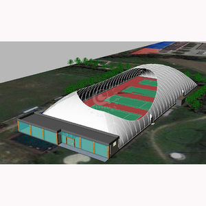 Chuyên nghiệp tùy chỉnh không khí mái vòm thể thao hỗ trợ cấu trúc Inflatable màng Lều thể thao Arena để bán - Product Image 1