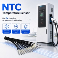 Ensemble de capteur de température NTC pour chargeur EV GAIMC, sonde métallique, support de montage, câble blindé tressé pour une charge rapide