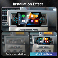 GRANDnavi 1din Autoradio MP5 Écran Tactile 5 Pouces Carplay Android Auto, Appel Bluetooth, Google Maps, Commande au Volant, Unité Centrale