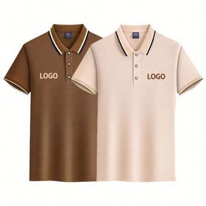 High Quality Men's for Polo T Shirts Competitive Price Non-Shrink Silk Polyester Fabric Custom Logo Printed - Product Image 1