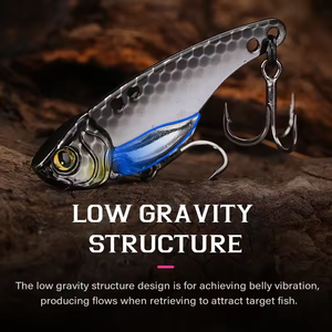 Señuelo duro <span class=keywords><strong>de</strong></span> pesca Metal VIB ARES 5G 7G 10g 15g anzuelo triple doble agujero bajo centro <span class=keywords><strong>de</strong></span> gravedad <span class=keywords><strong>cebo</strong></span> <span class=keywords><strong>de</strong></span> vibración Artificial - Product Image 5